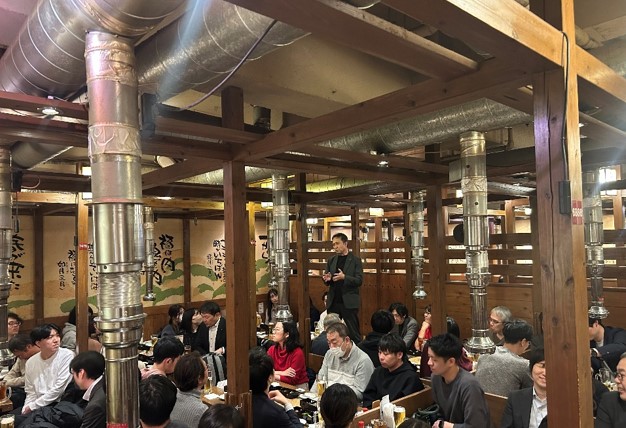 乾杯の挨拶の様子