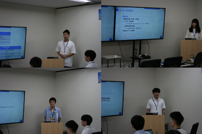 発表の様子